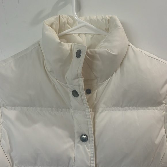 EUC Lands End creamy off-white down filled puffer snow bunny size S/P or… - Picture 4 of 9